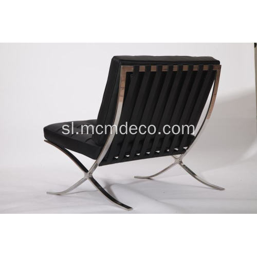 Replika Barcelona Leather Lounge Chair